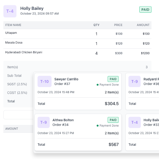 Owner Dashboard on Phone